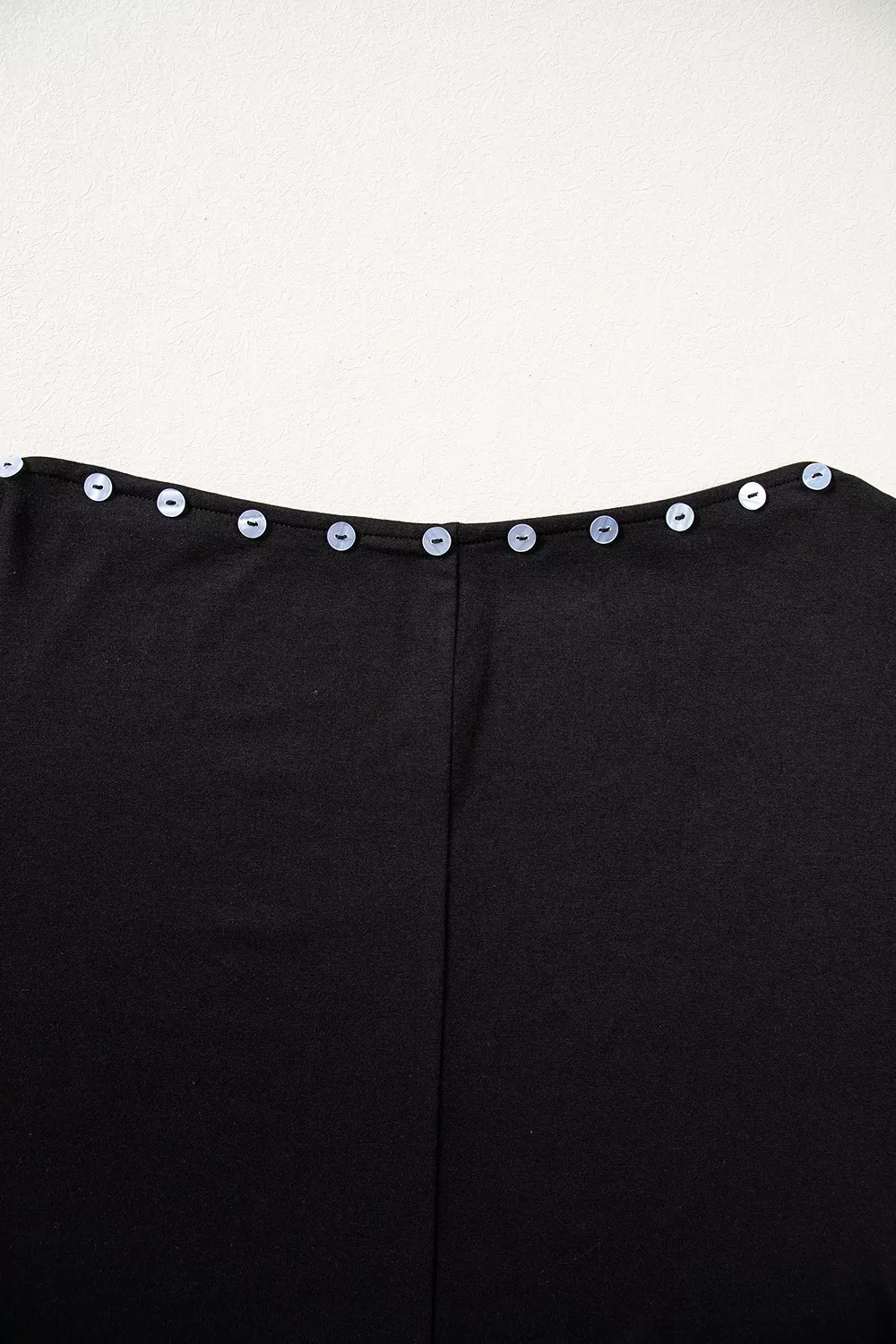 3/4 Sleeve Button Detail Off Shoulder Top, image 6
