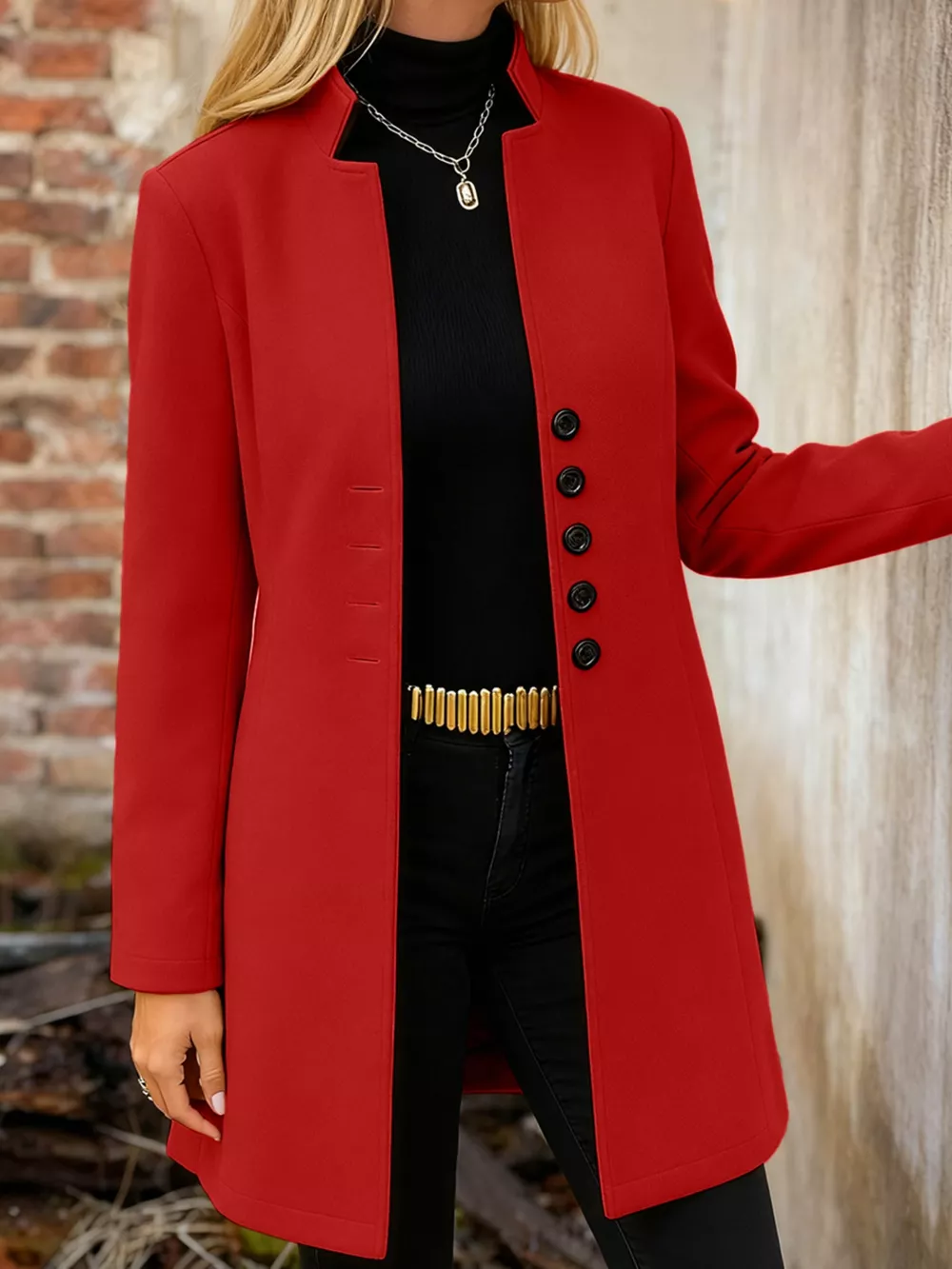 Button-Down Longline Outerwear, image 7