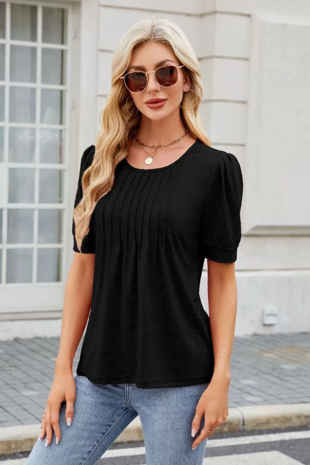 Round Neck Short Sleeve T-Shirt, image 10