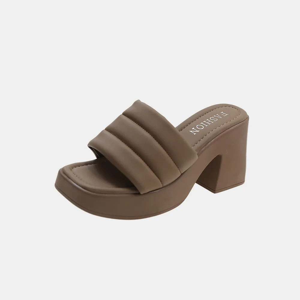 Open Toe Block Heel Sandals, image 5