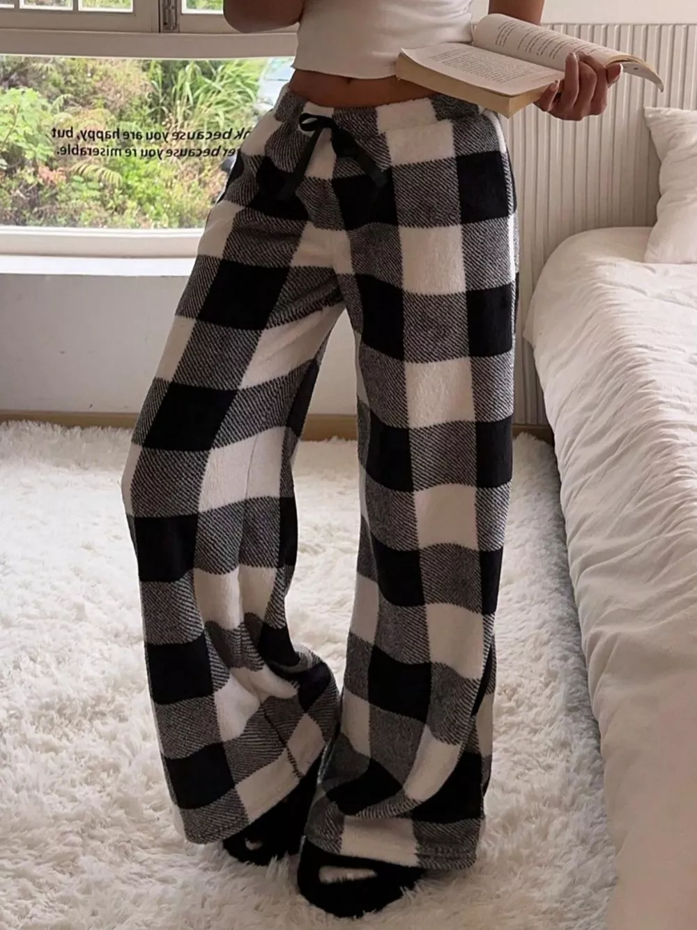 Drawstring Wide Leg Pants, image 17