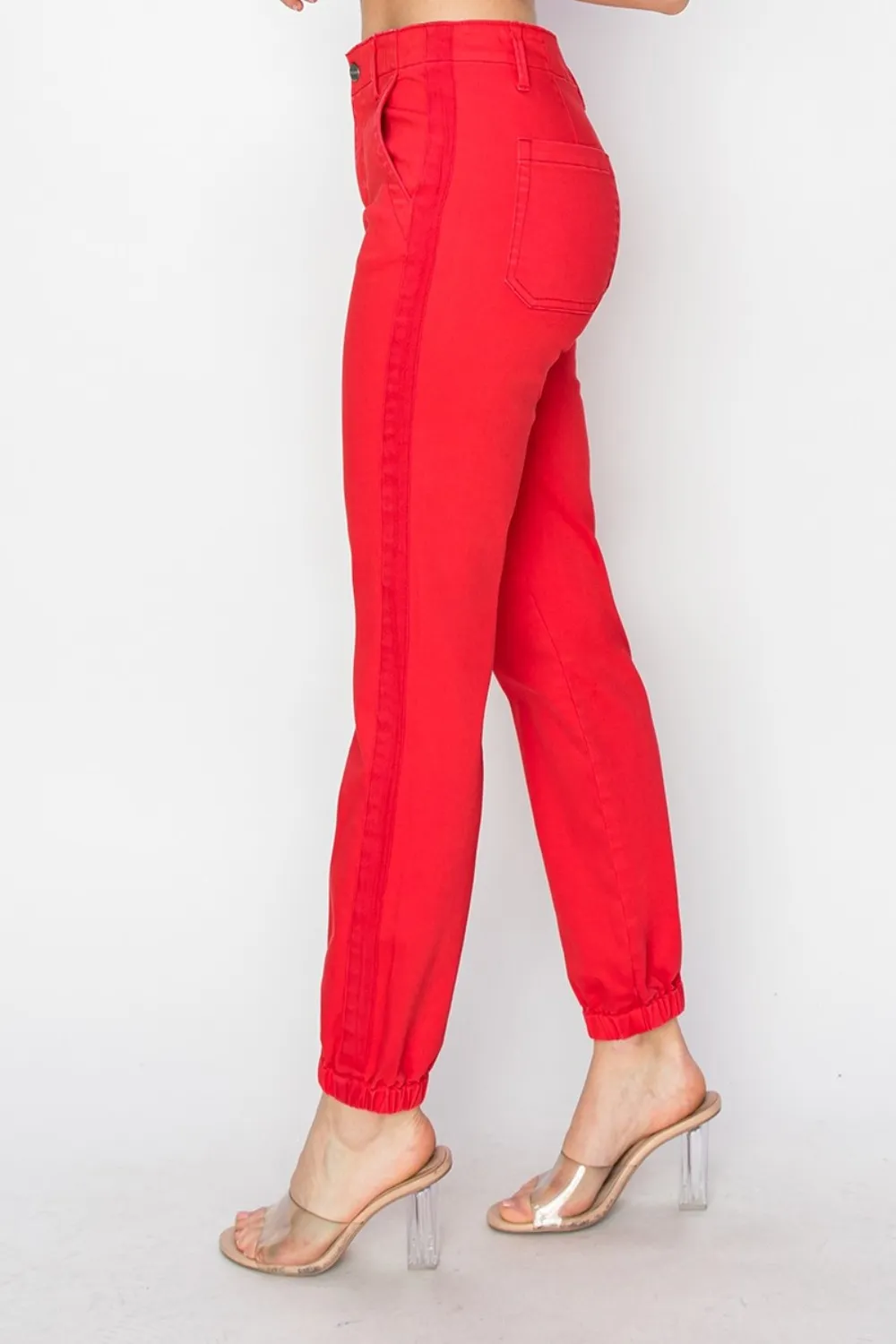Full Size High Waisted Jogger Jeans, image 2