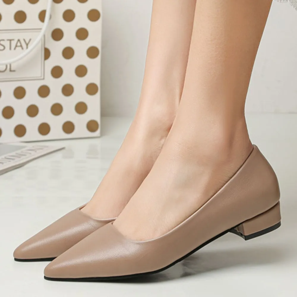 Pointed Toe Low Heel Pump, image 3