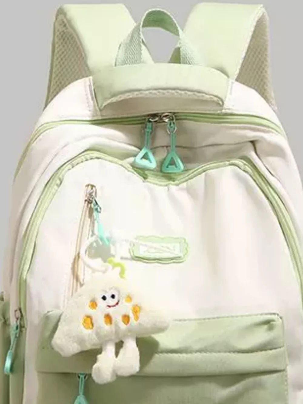 Lightweight Color Block Backpack Bag, image 3