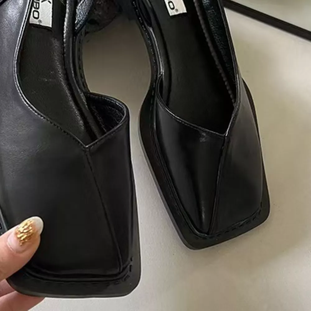 Square Toe Flats Sandals, image 3
