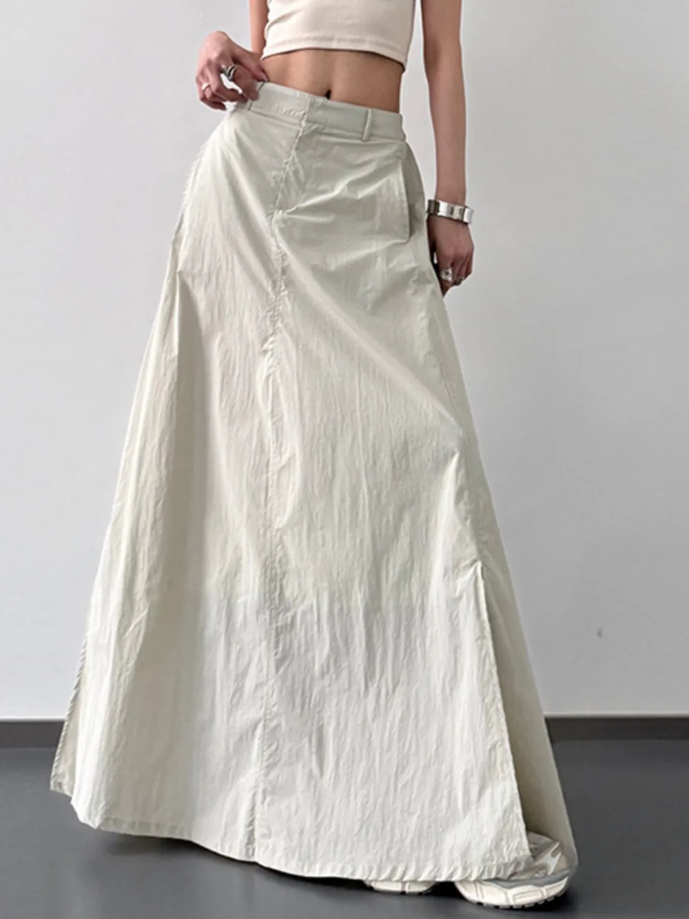 High Waist Slit Maxi Skirt, image 3