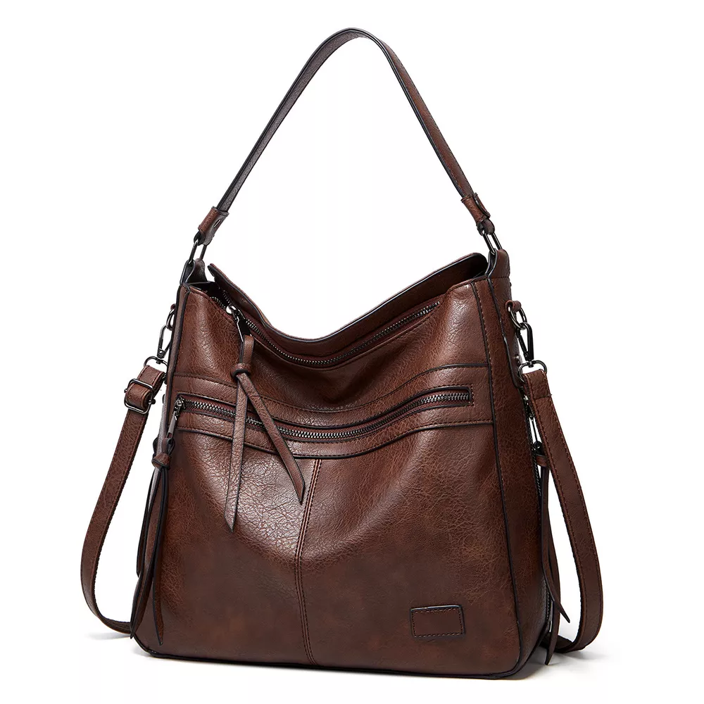 PU Leather Hobo Shoulder Bag, image 5