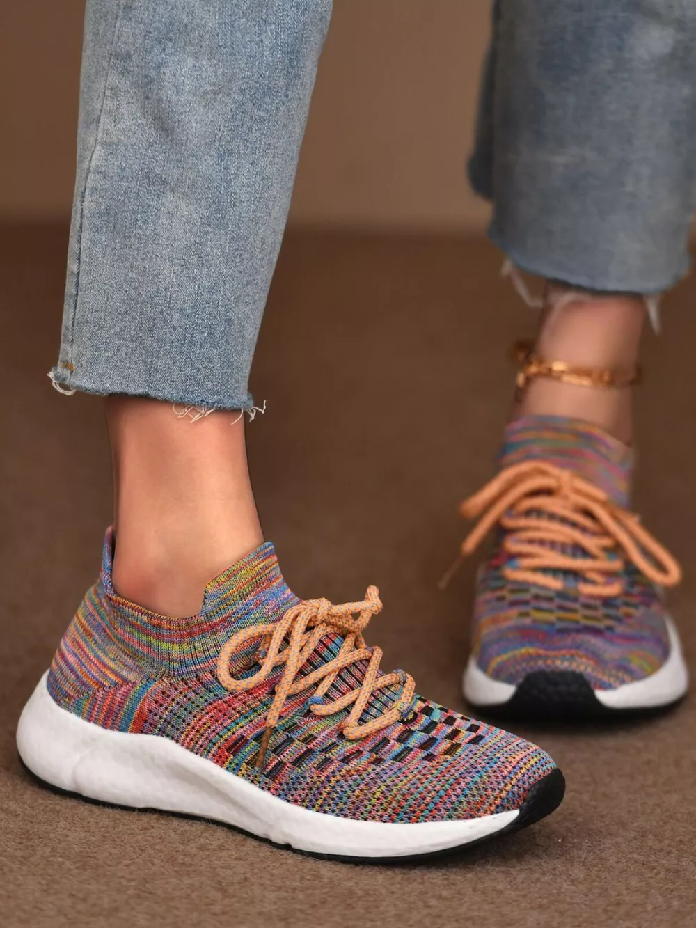 Round Toe Lace Up Athletic, image 3