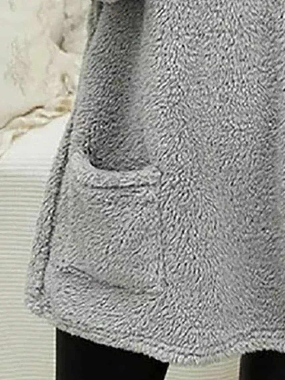 Full Size Letter Long Sleeve Fleece Sweatshirt Plus Size, image 6