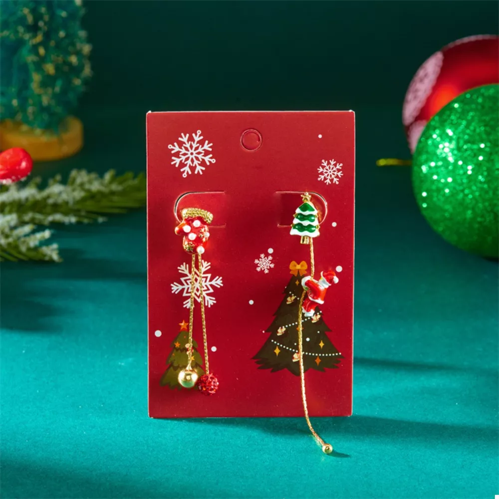 Christmas Santa Drop Earrings, image 3
