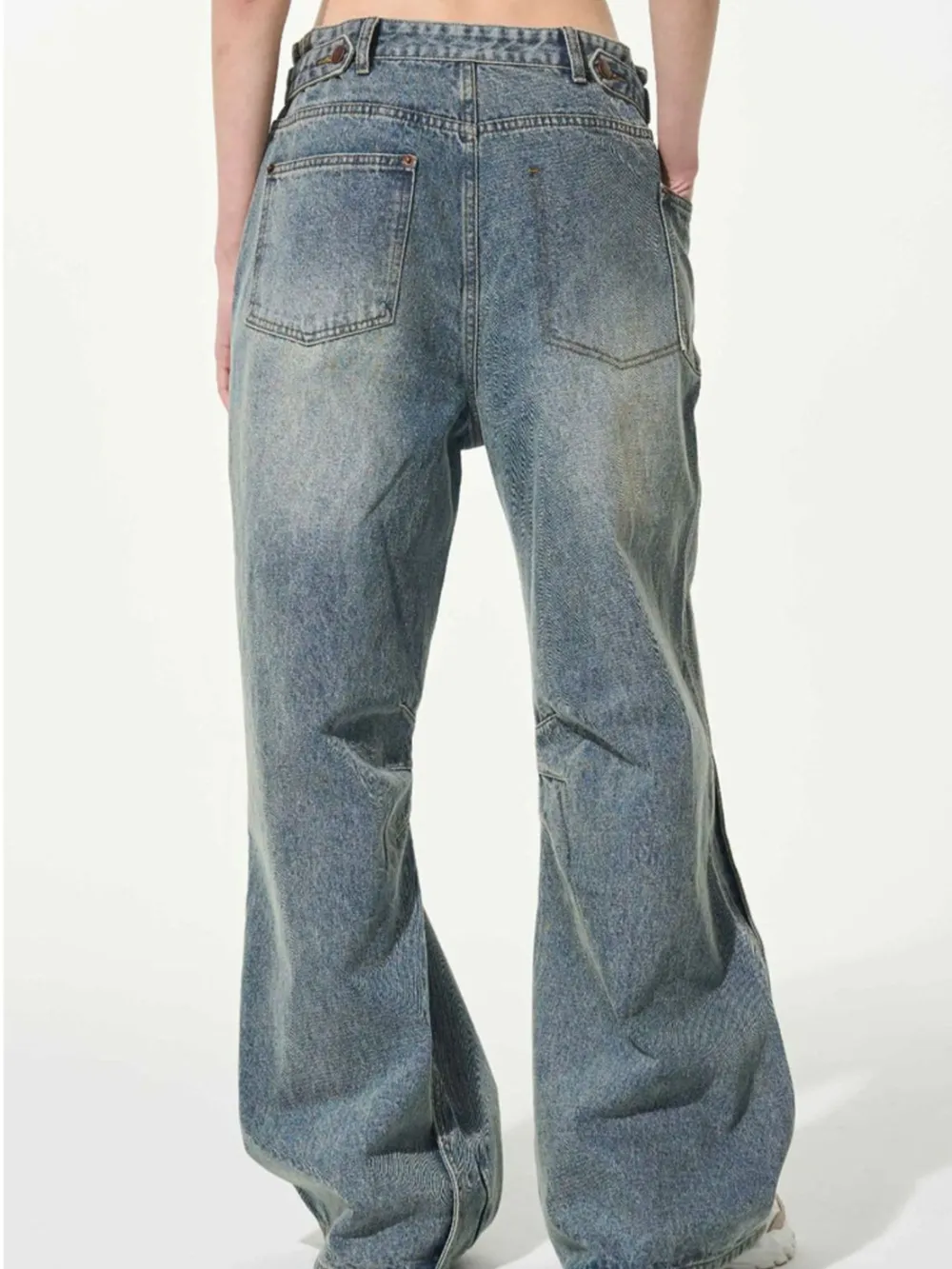 Men's Vintage Wide Leg Jeans, image 2