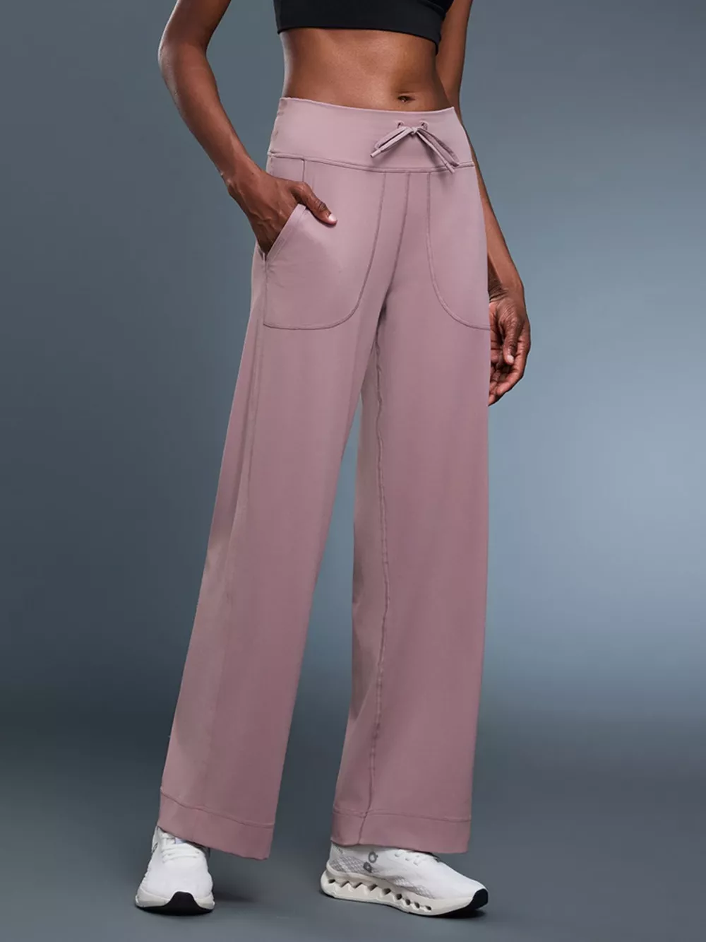 Relaxed Fit Drawstring Pants, image 4
