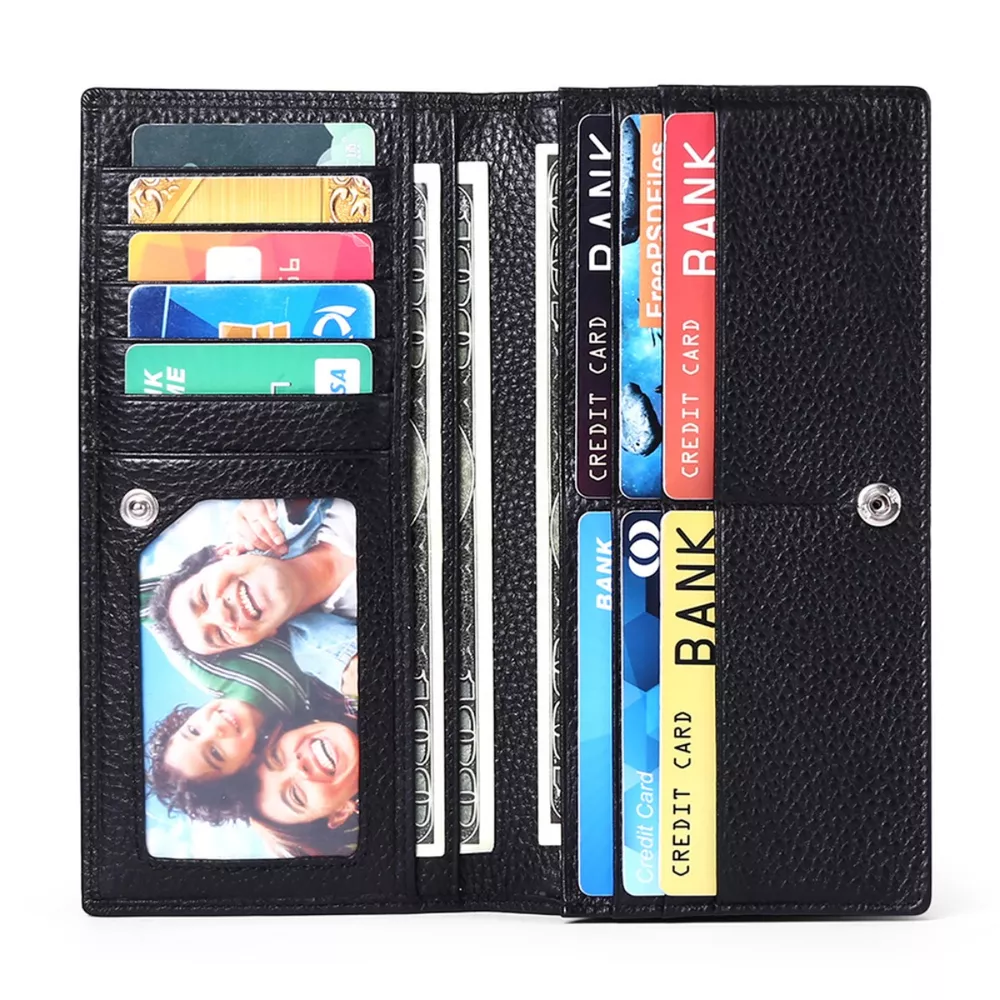 Leather Long Wallet, image 2