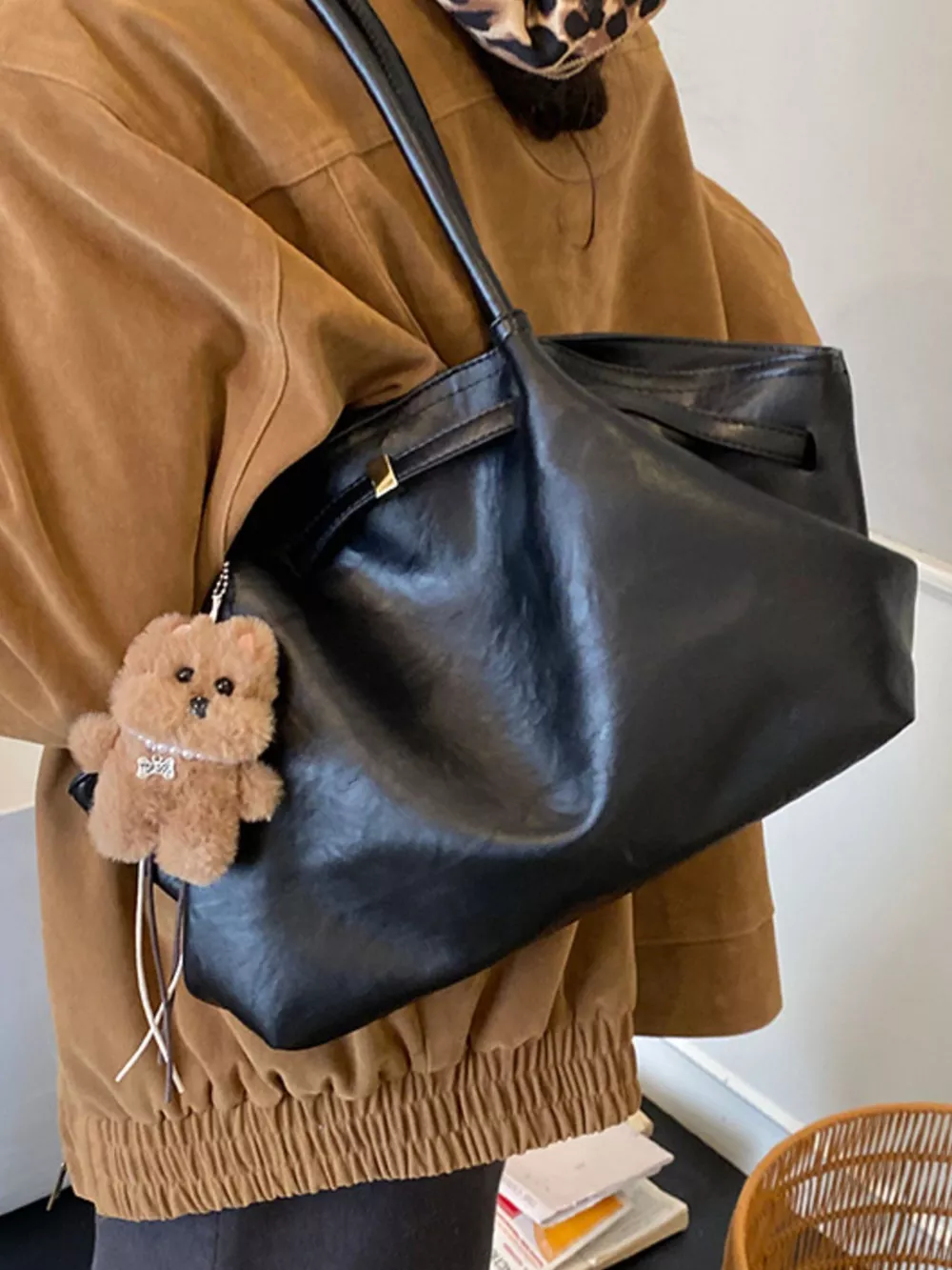 PU Leather Shoulder Bag, image 4