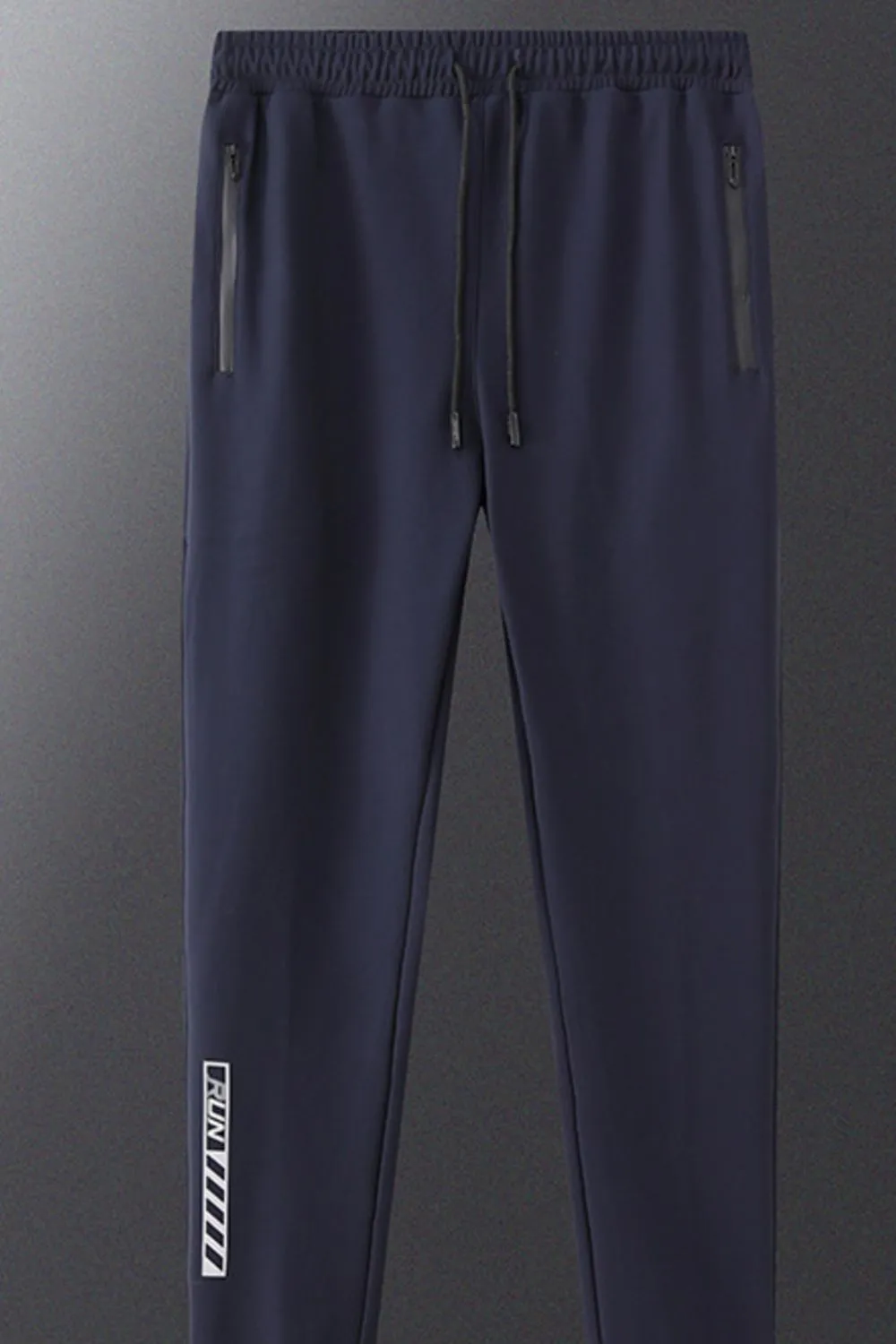 Men's Plus Size Drawstring Joggers with Pockets, image 3