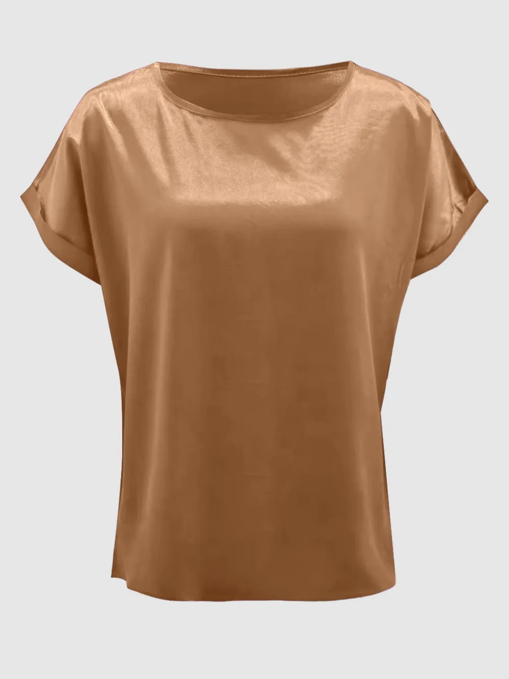 Round Neck Short Sleeve T-Shirt, image 9
