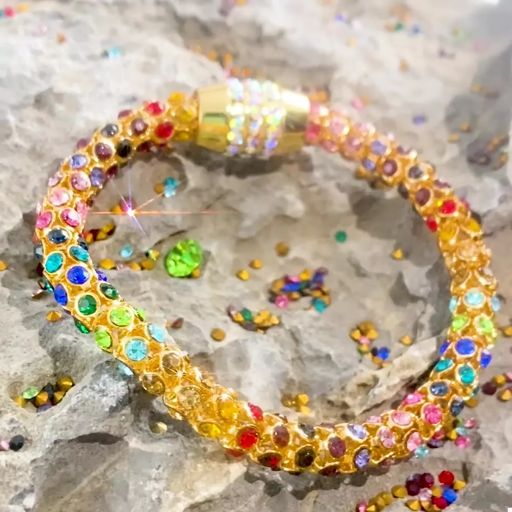 Multi-Colored Crystal Bracelet, image 2