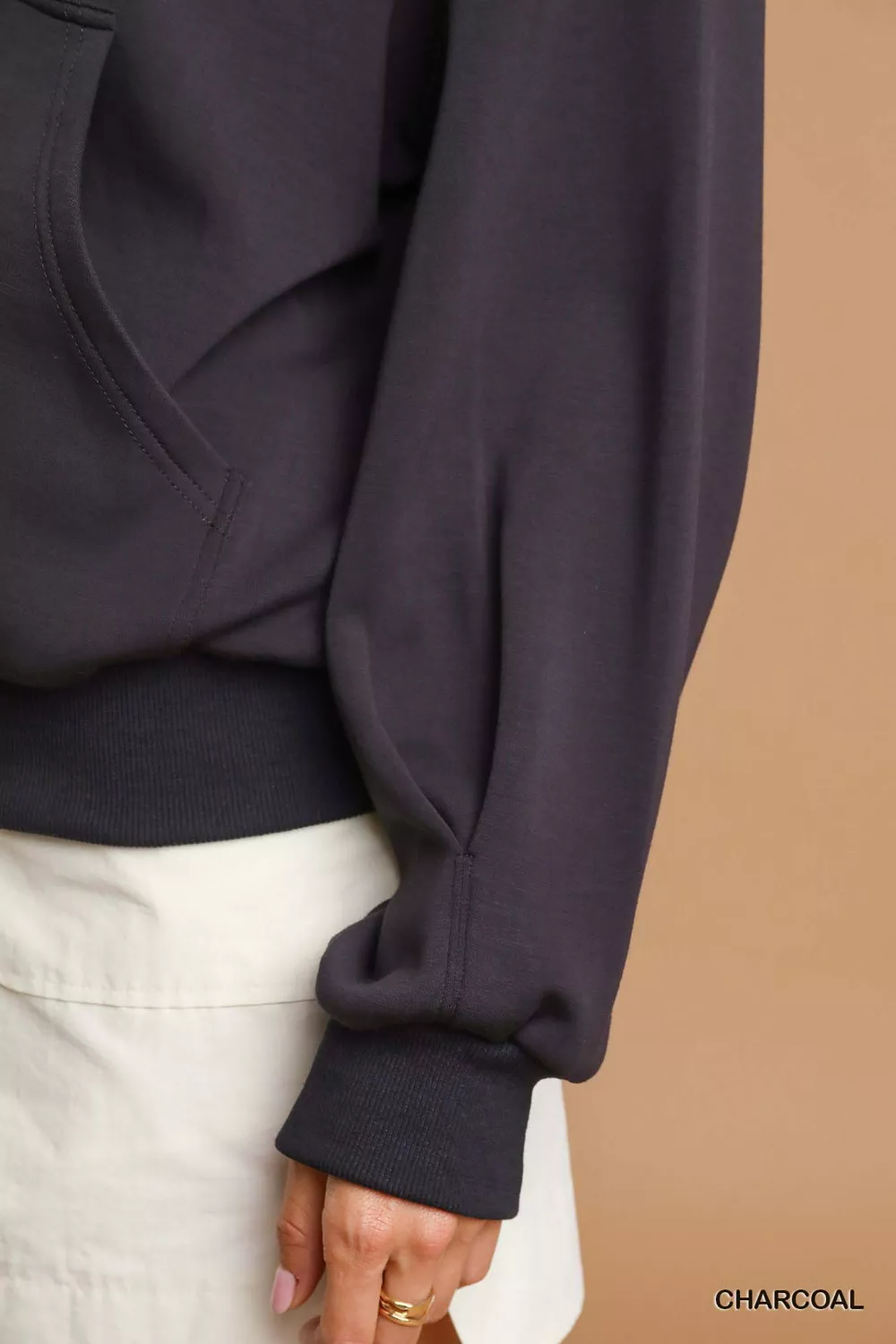 Zip-Up Fleece Hooded Jacket, image 6