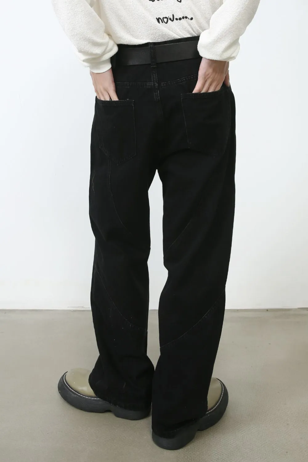 Men's Baggy Jeans with Pockets, image 2