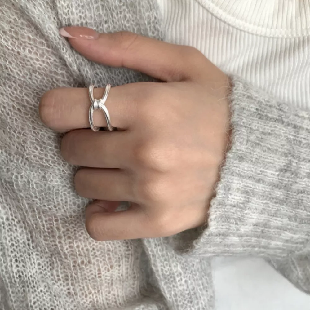 925 Sterling Silver Knot Ring, image 4