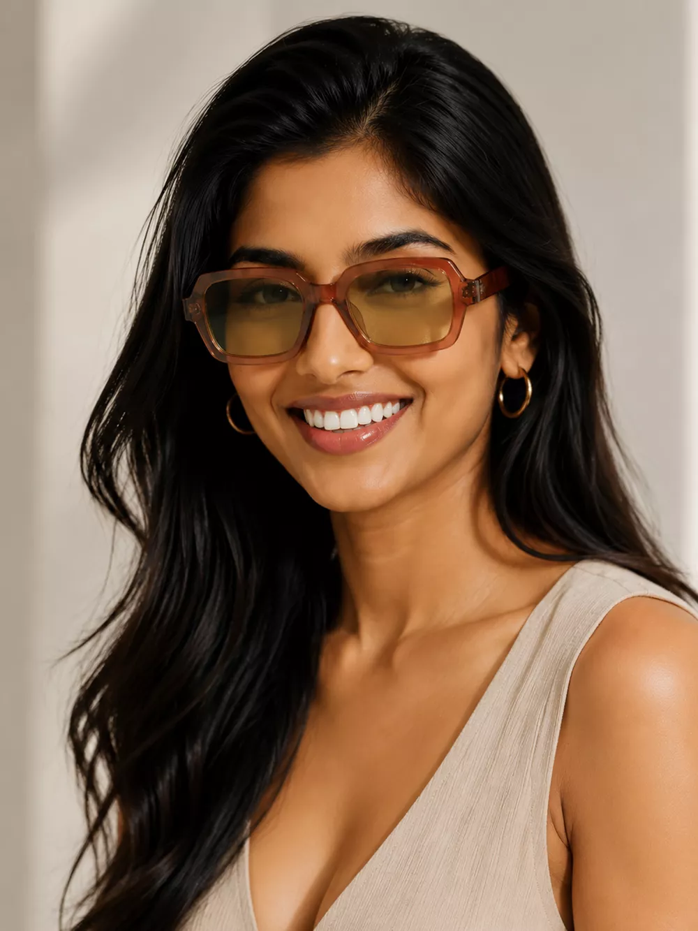 Retro Rectangular Sunglasses, image 8