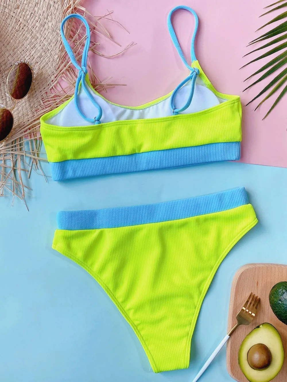 Scoop Neck Spaghetti Strap Two-Piece Swim Set, image 18
