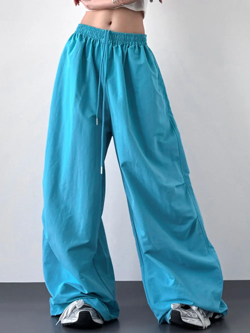 Wide Leg Drawstring Pants, image 6