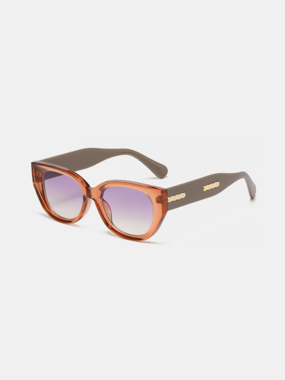 Cat Eye Polycarbonate Frame Sunglasses, image 3