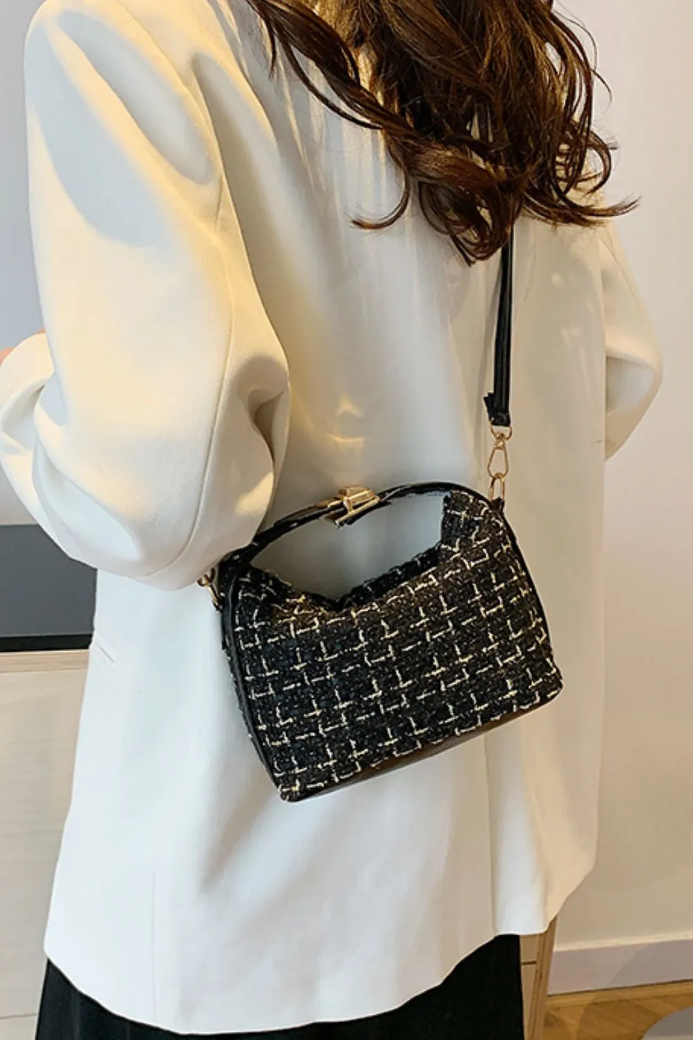 Woven Removable Strap Shoulder Bag, image 10