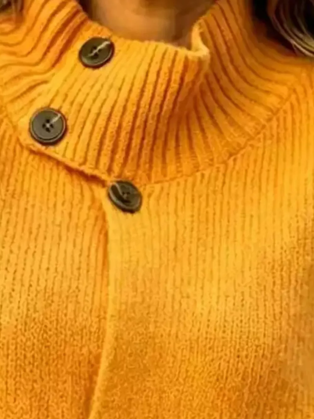 Full Size Button-Up Mock Neck Cardigan Plus Size, image 12