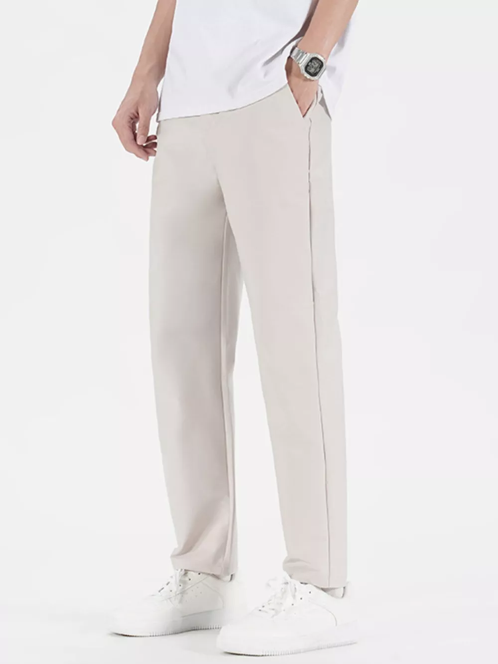 Men's Plus Size Casual Loose Fit Pants, image 9