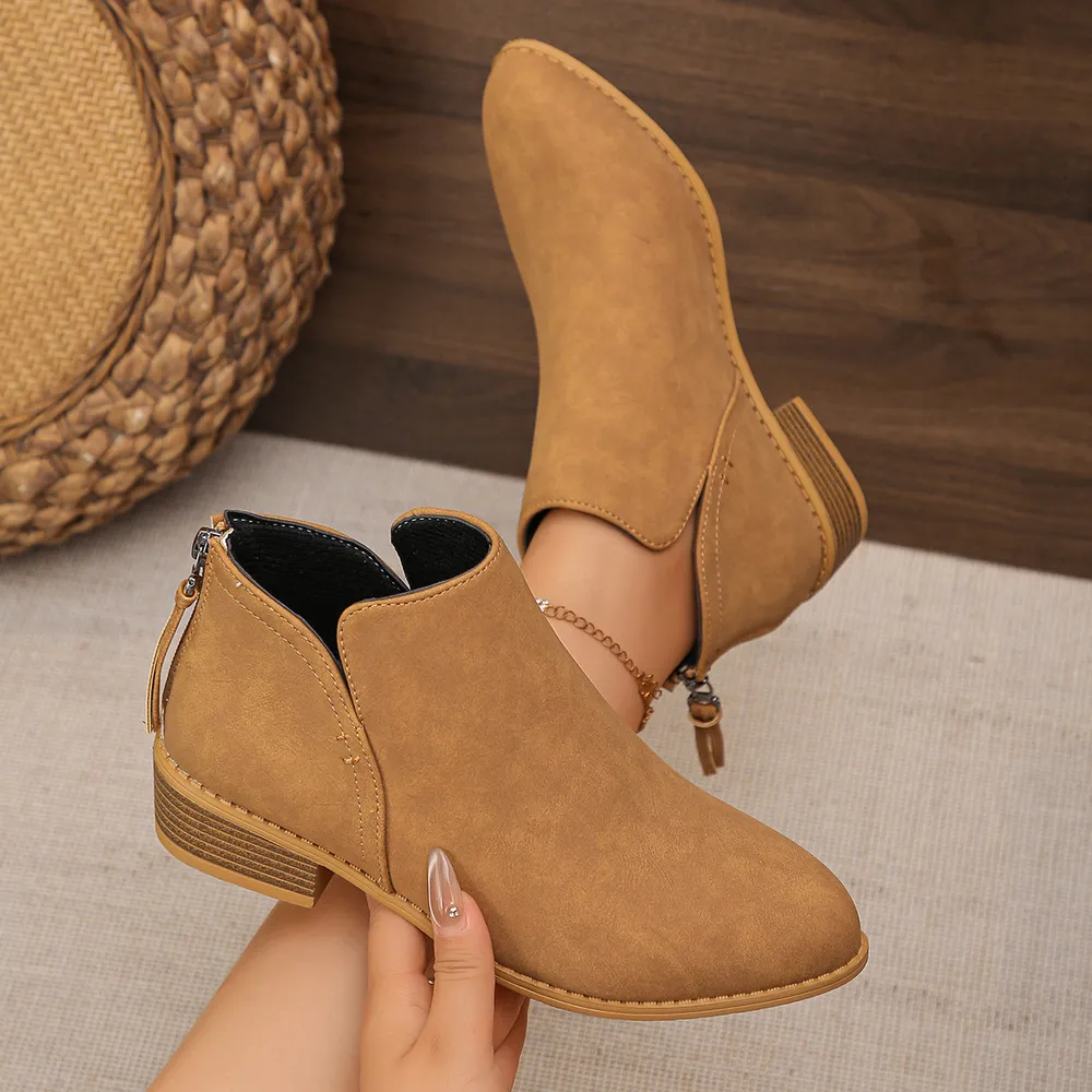 Classic Block Heel Ankle Boots, image 15
