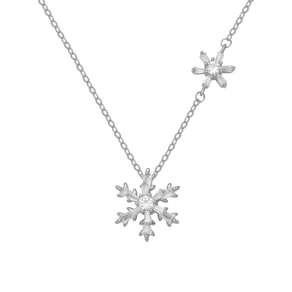 Snowflake Pendant Necklace, image 5