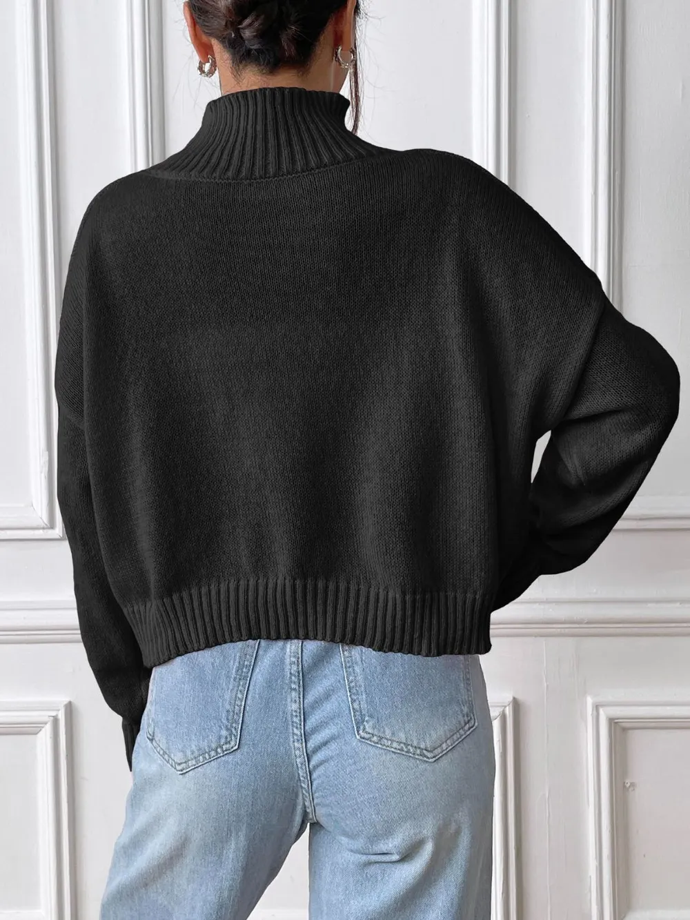 Turtleneck Long Sleeve Sweater, image 10