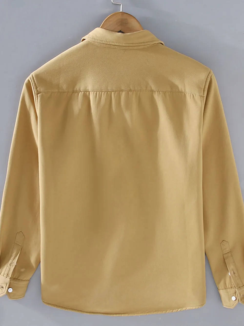 Men's Plus Size Button Up Long Sleeve Shirt, image 6