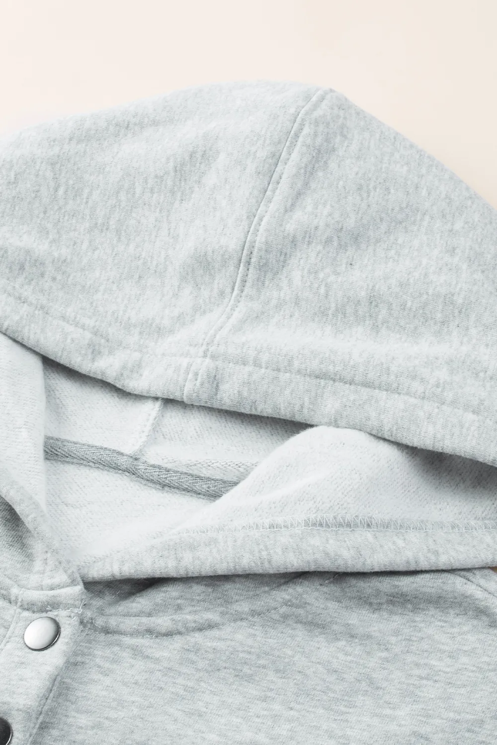 Quarter-Snap Dropped Shoulder Hoodie, image 12