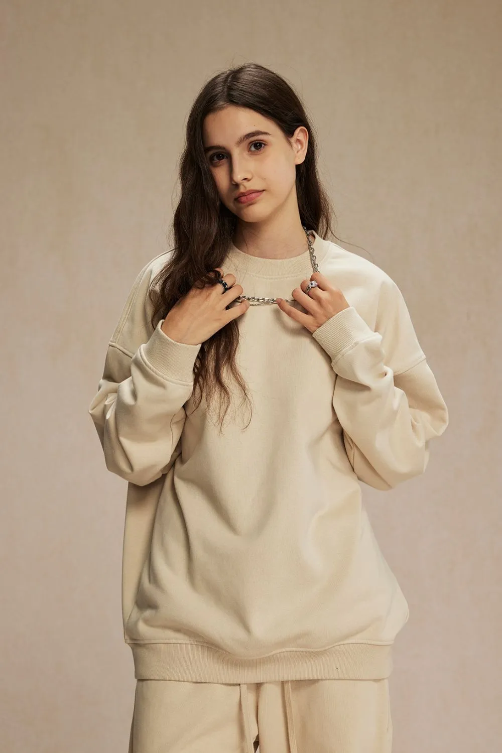 Men's Round Neck Long Sleeve Sweatshirt, image 32