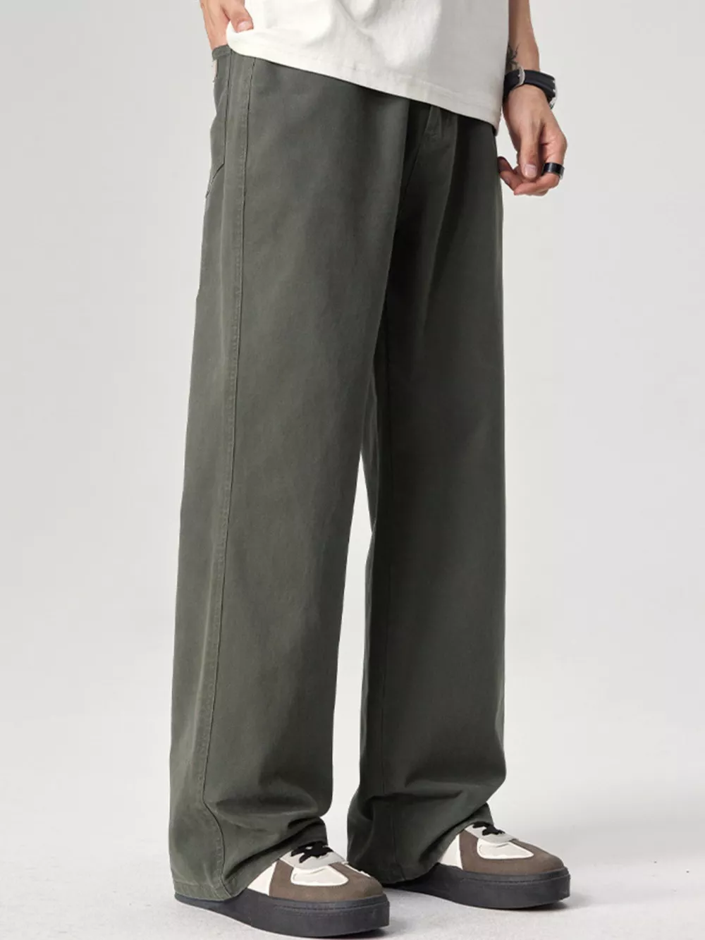 Men's Plus Size Wide Leg Pants, image 10
