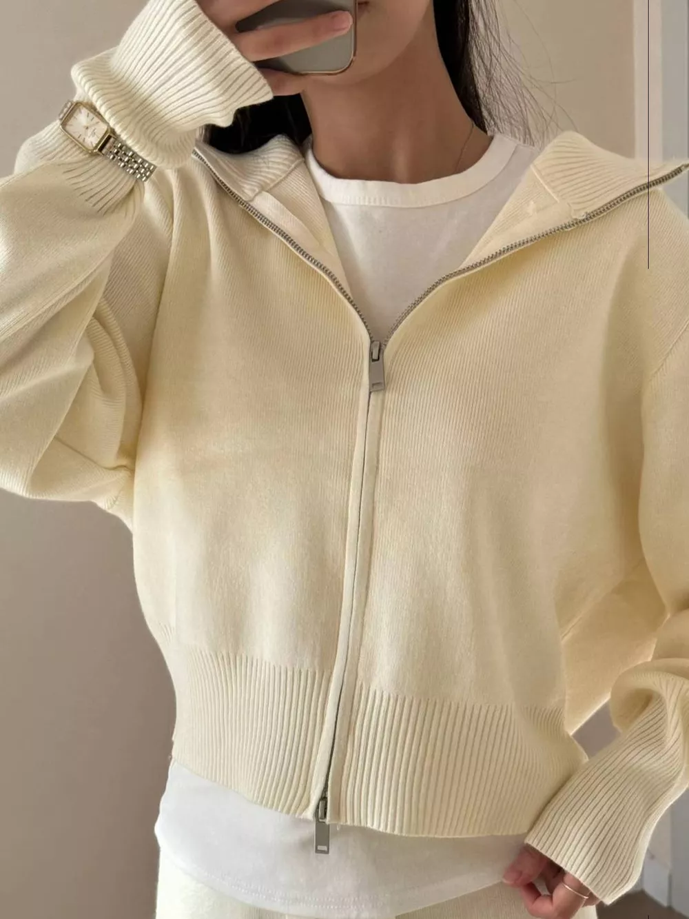Zip-Up Hoodie and Pants Set, image 2