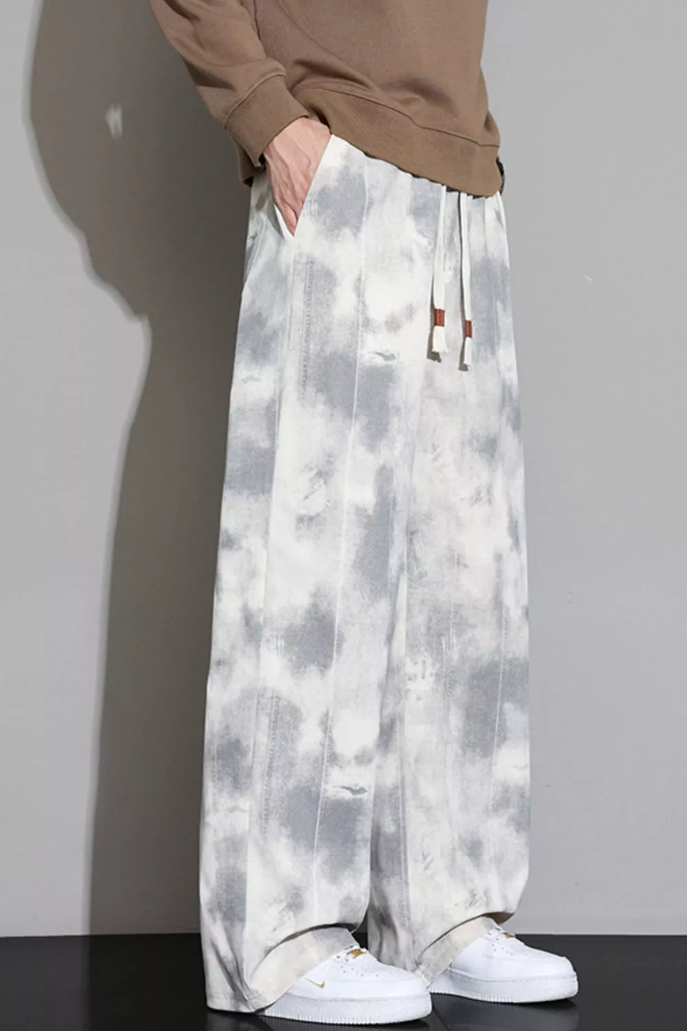 Men's Tie-Dye Loose Fit Casual Pants, image 4