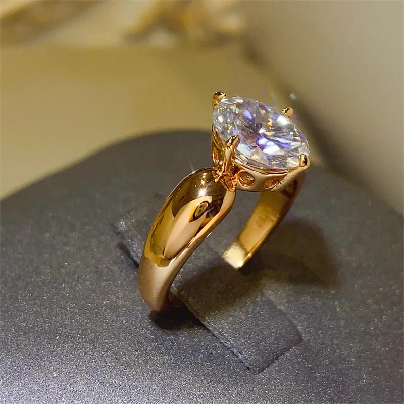 2 Carat Moissanite 925 Sterling Silver Ring, image 4