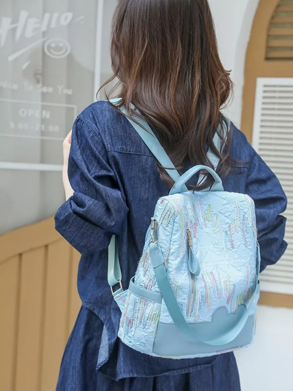 Adjustable Strap Backpack Bag, image 2