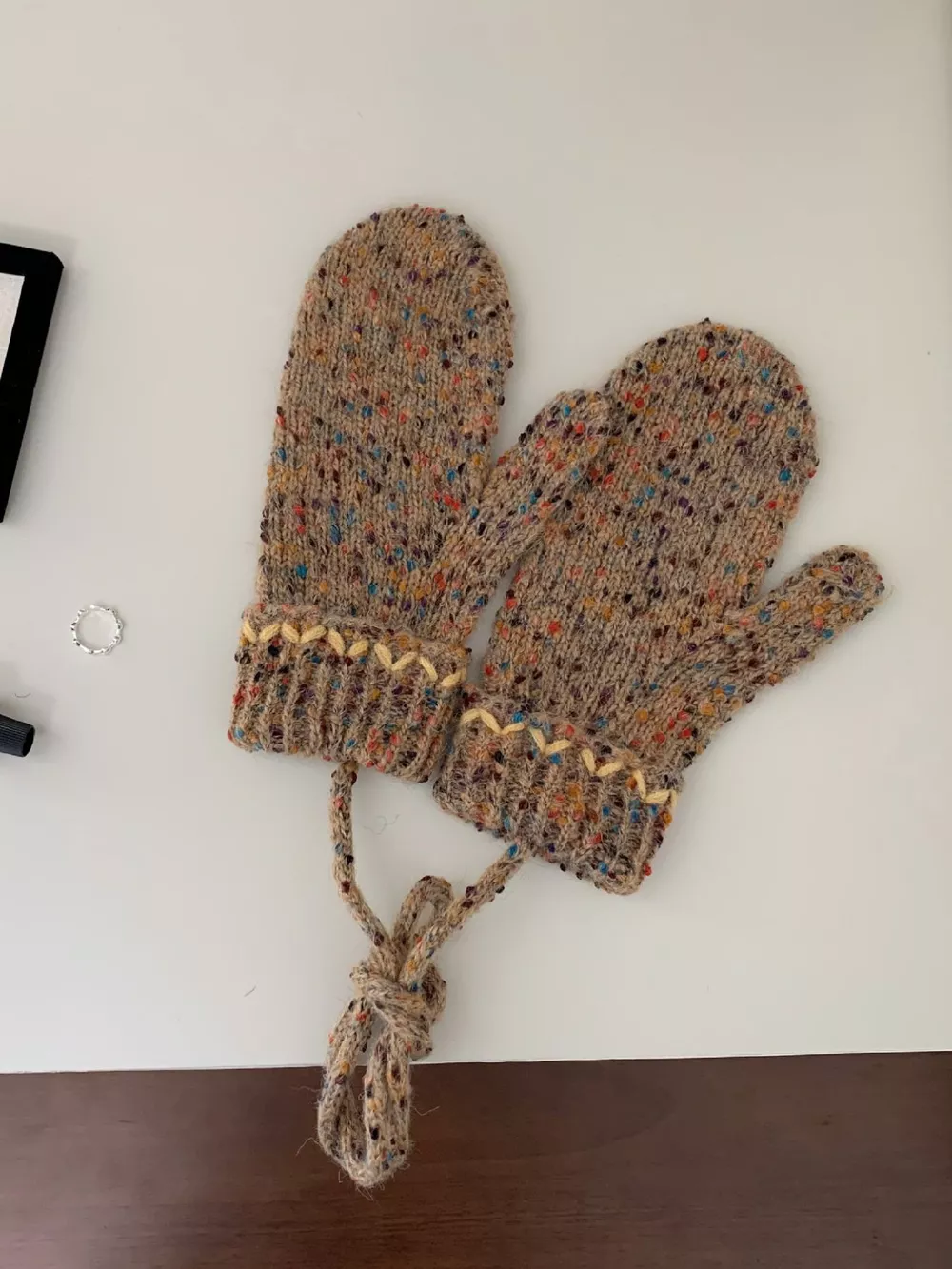 Knitted Mitten Gloves, image 4