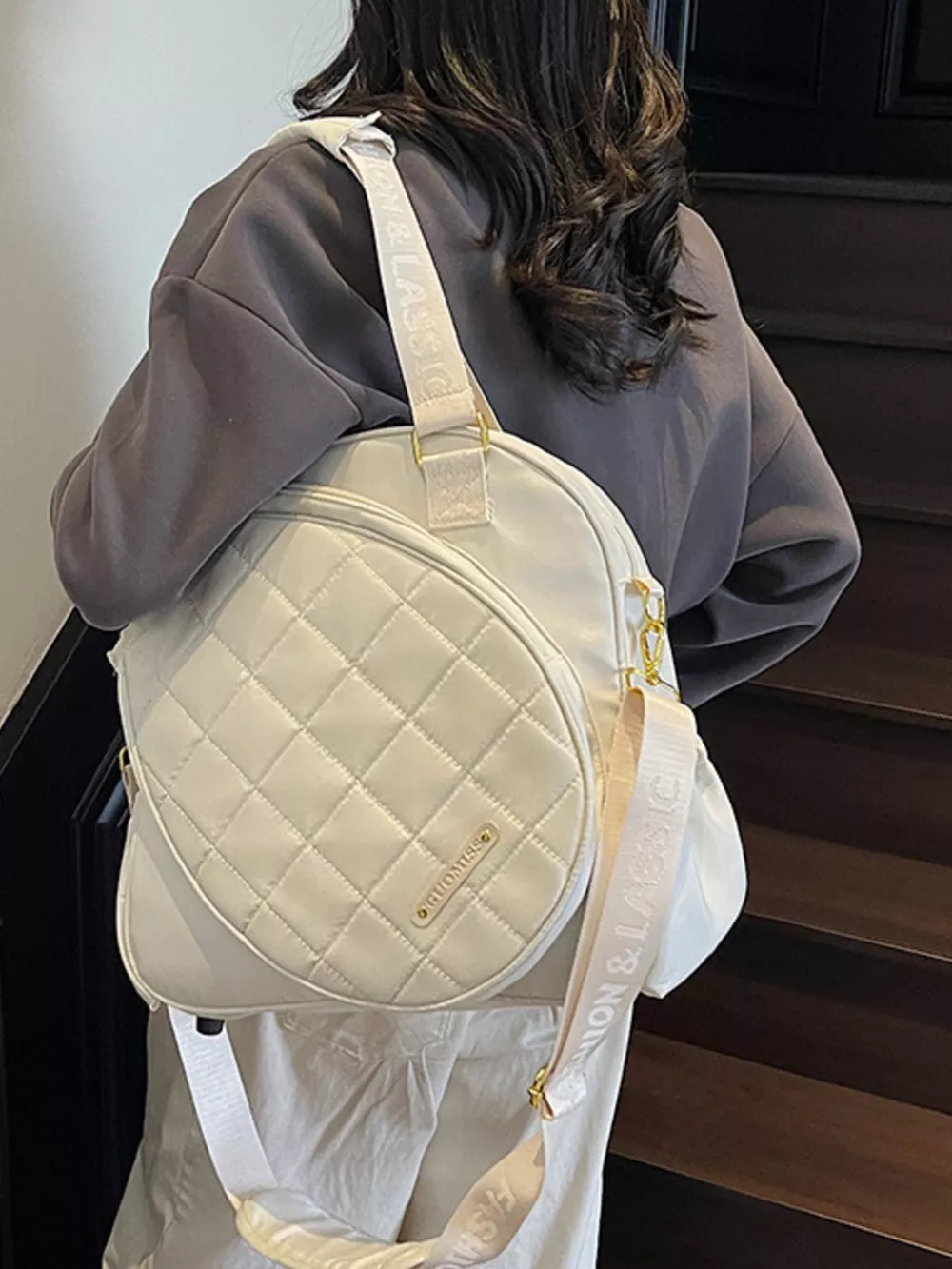 Quilted Badminton Racket Shoulder Bag, image 9