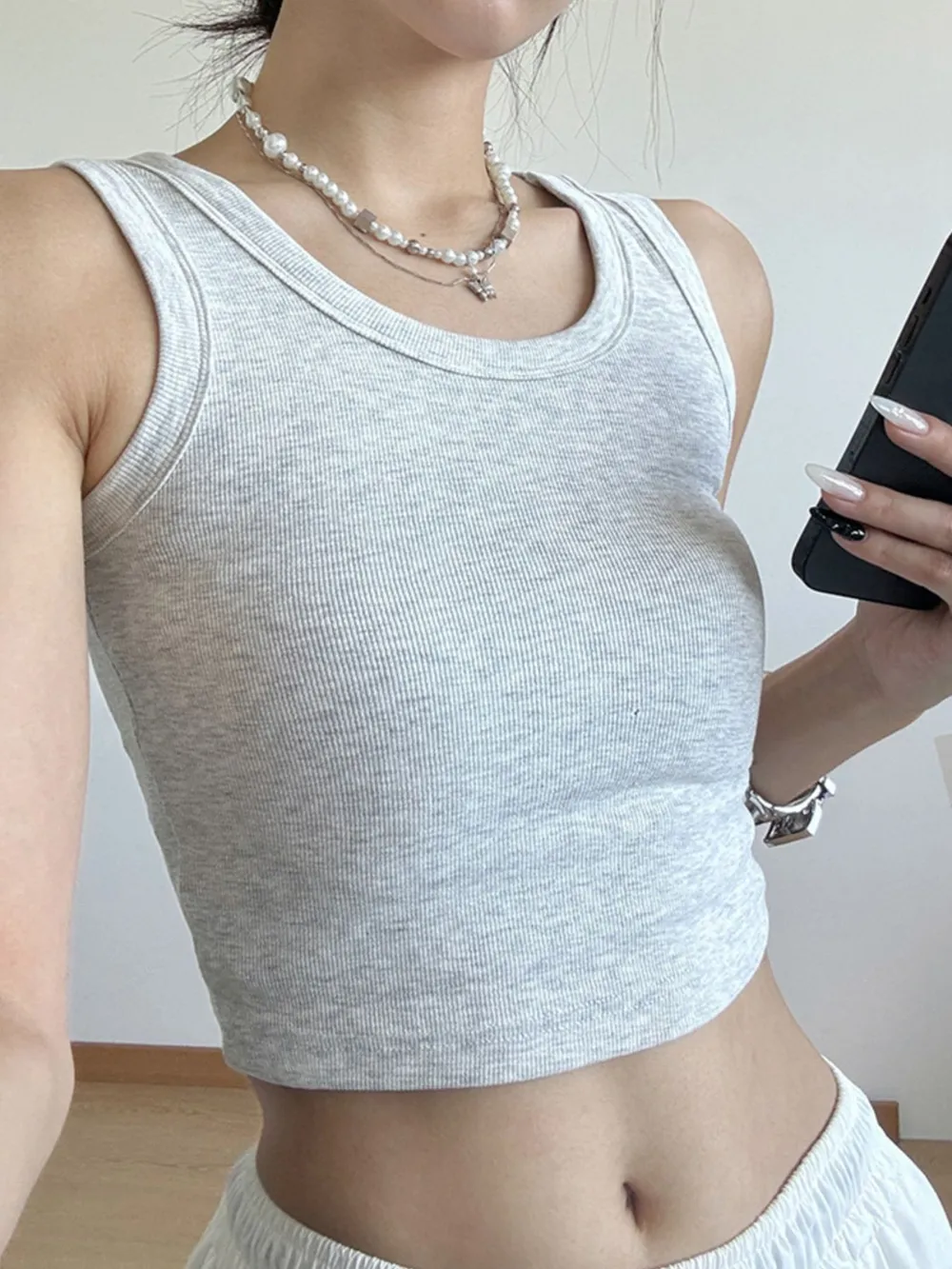 Ribbed Crop Tank Top, image 27