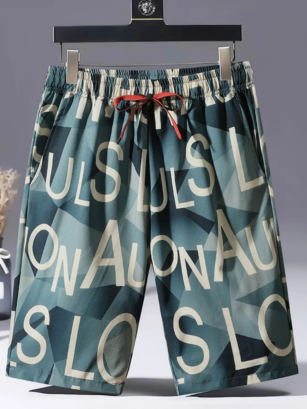 Men's Drawstring Shorts with Pockets, image 6