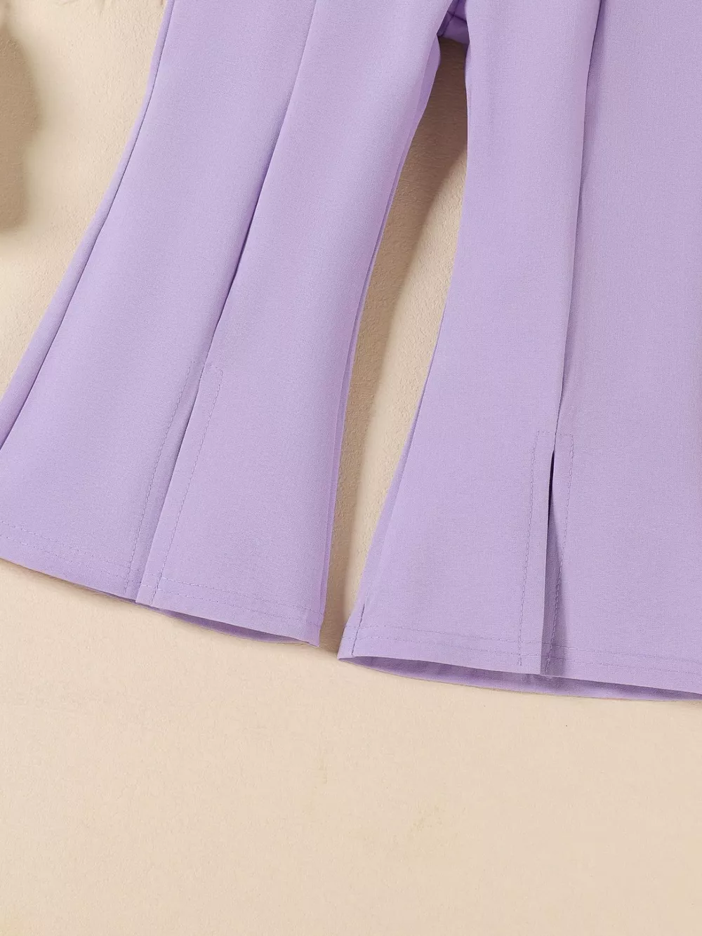 Children's Ruffle Trim Top and Flare Leg Pants Set, image 13