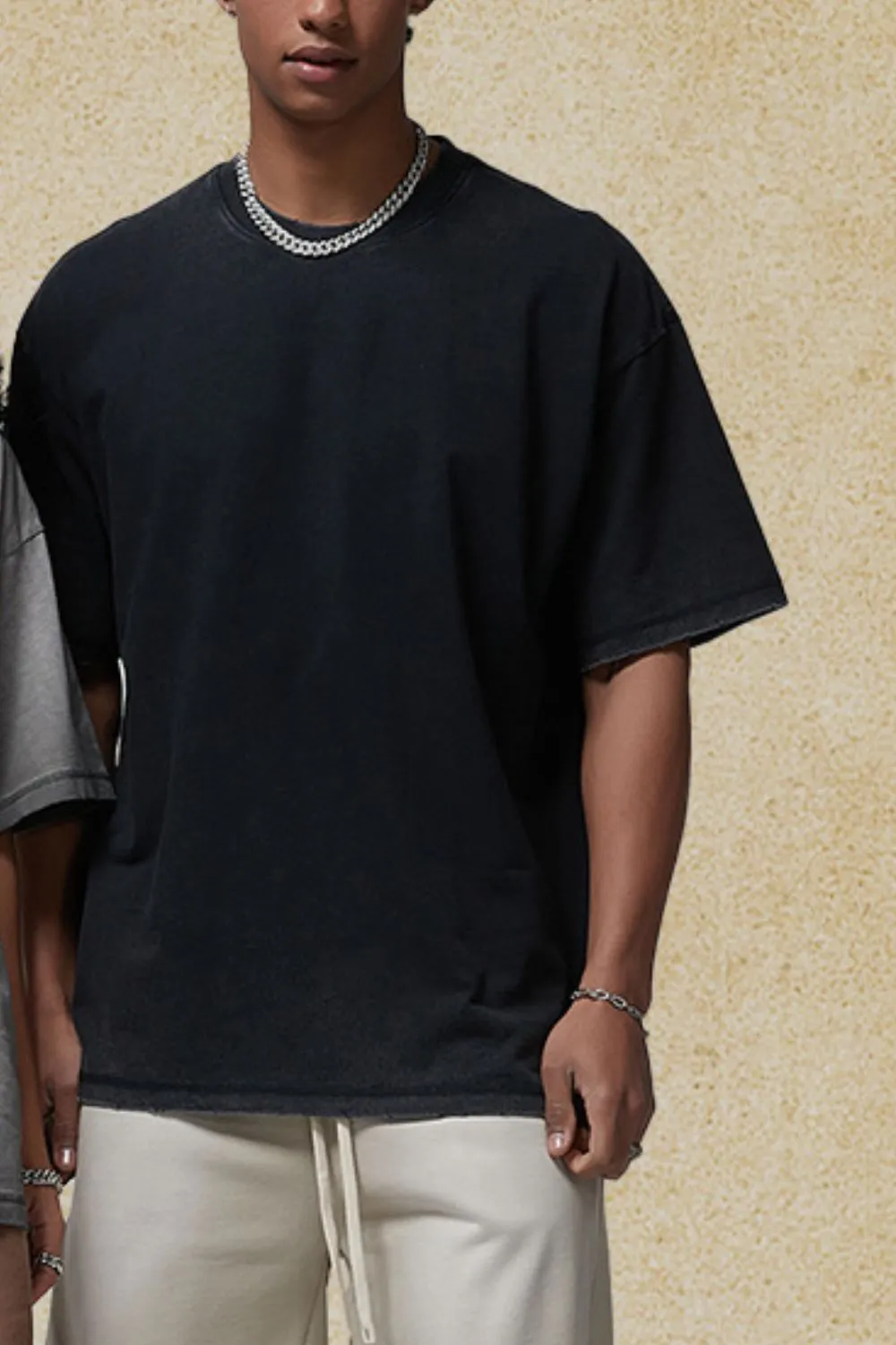 Men's Round Neck Half Sleeve T-Shirt, image 3
