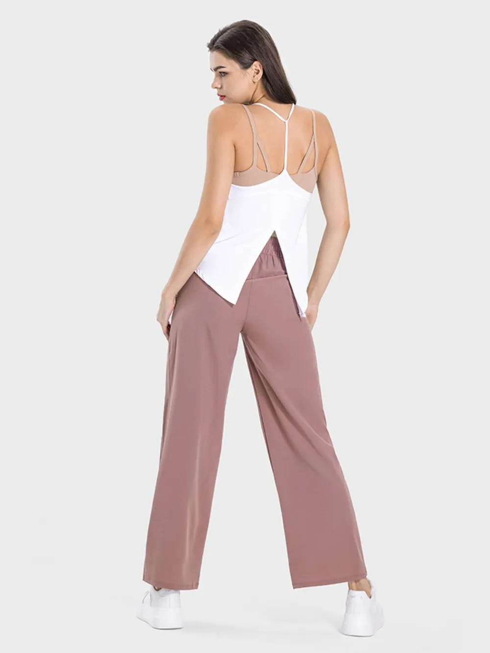 Drawstring Pocketed Active Pants, image 6