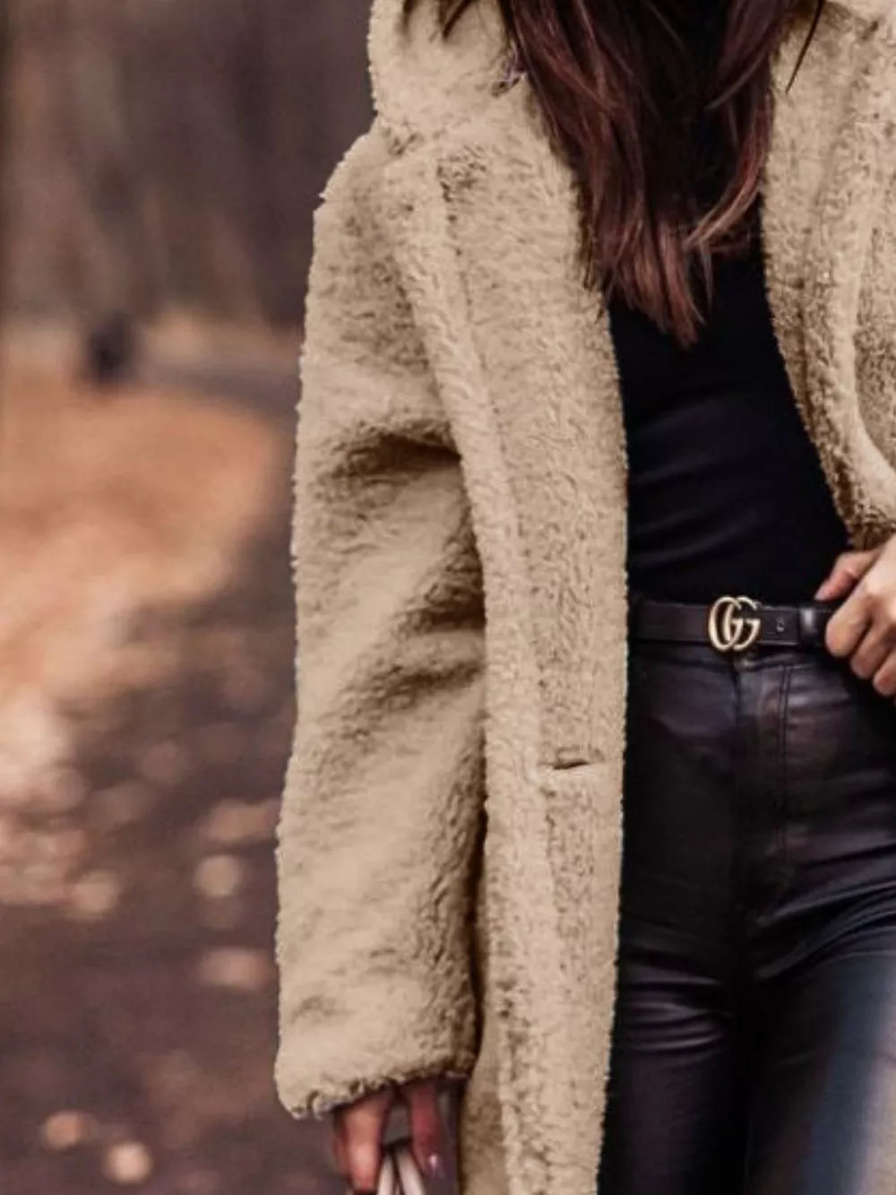 Teddy Bear Hooded Longline Outerwear, image 8